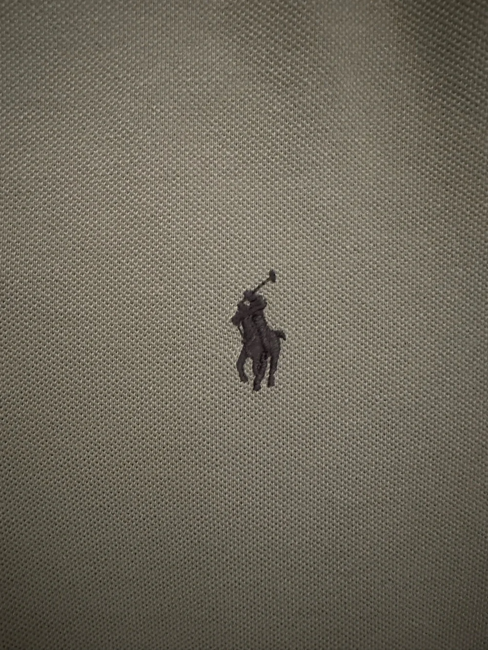 Ralph Lauren Olive Green Polo with Black Pony Logo
